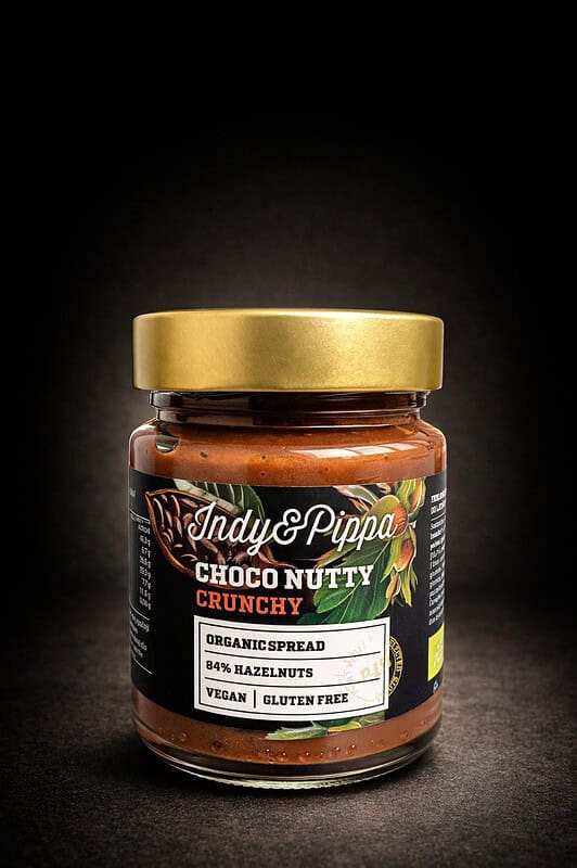 Hrustljav lešnikov veganski namaz s kakavom CHOCO NUTTY CRUNCHY 7