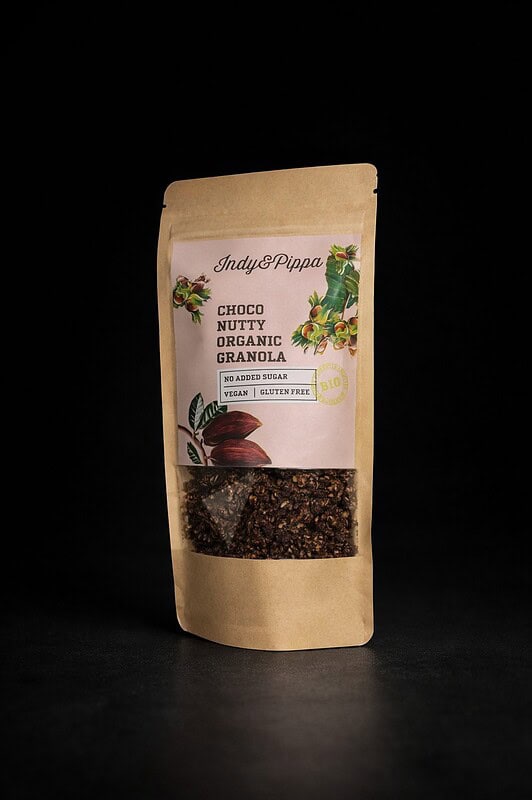 Choco nutty ekološka granola s kakavom in lešniki 2
