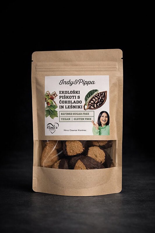 Nina’s goodies ekološki piškoti s čokolado in lešniki 4